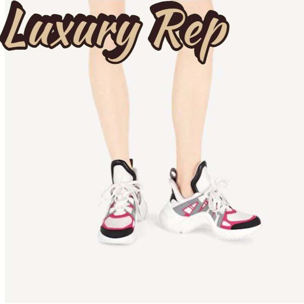Replica Louis Vuitton Women LV Archlight Sneaker Technical Fabric Monogram Canvas 12
