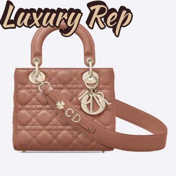 Replica Dior Women My ABCDior Lady Dior Bag Cannage Lambskin 3