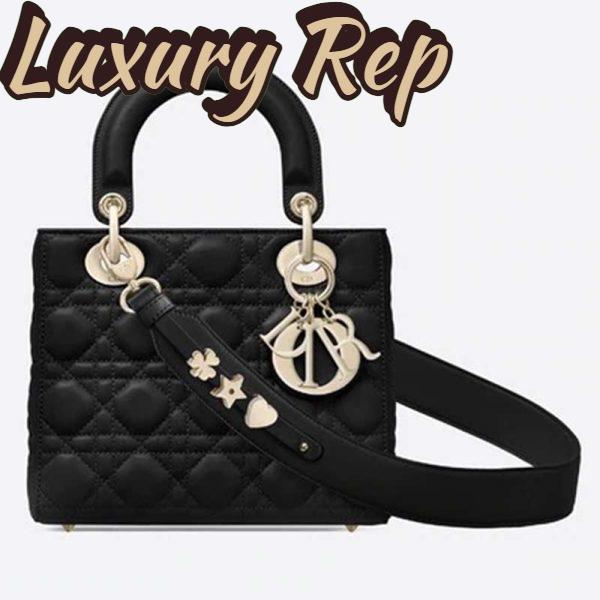 Replica Dior Women My ABCDior Lady Dior Bag Cannage Lambskin 6