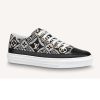 Replica Louis Vuitton Women Since 1854 Stellar Sneaker Jacquard Textile Calf Leather Black