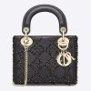 Replica Dior Women Mini Lady D-Lite Bag Brown Toile De Jouy Embroidery 12