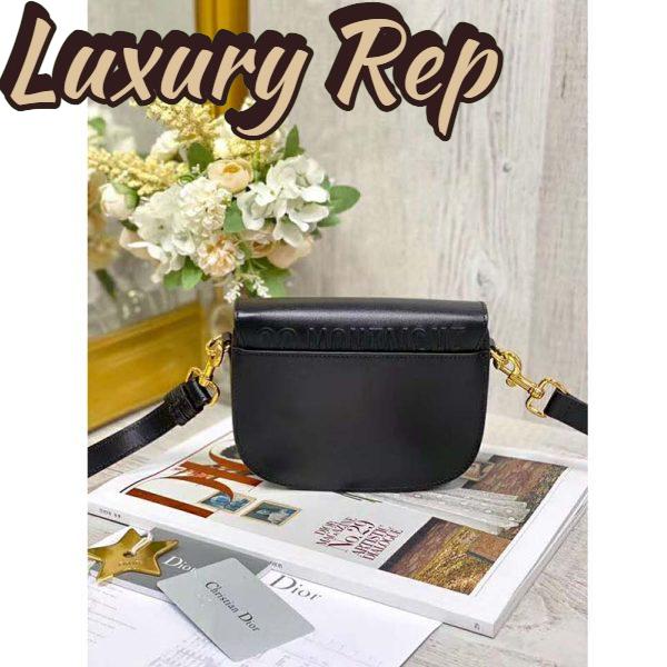Replica Dior Women Small Dior Bobby Bag Black Box Calfskin 5