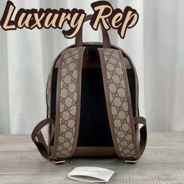 Replica Gucci Unisex Disney x Gucci Donald Duck Small Backpack Leather Interlocking G 7