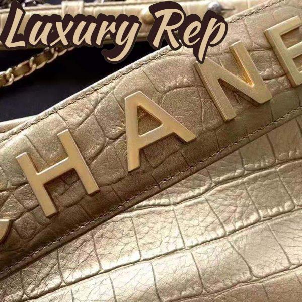 Replica Chanel Women Chanel’s Gabrielle Large Hobo Bag-Gold 7