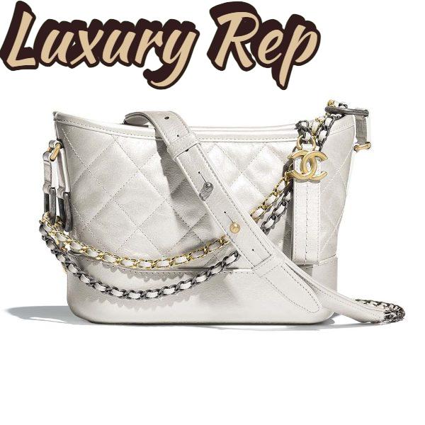 Replica Chanel Women Chanel’s Gabrielle Small Hobo Bag in Aged Calfskin Leather