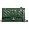 Replica Chanel Women Classic Handbag in Lambskin Leather-Black 12