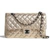 Replica Chanel Women Classic Large Pouch in Grained Calfskin Leather-Black 16