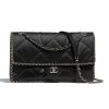 Replica Chanel Women Flap Bag in Shearling Lambskin Leather-Blue 12