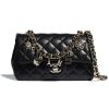 Replica Chanel Women Flap Bag Lambskin Calfskin & Gold-Tone Metal 5