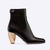 Replica Dior Women Dioriron Boot Black Quilted Cannage Calfskin 12