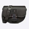 Replica Dior Unisex CD Mini Rider Sling Bag Black Beige Dior Oblique Jacquard 12