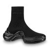Replica Louis Vuitton LV Women LV Archlight Sneaker Boot in Black Stretch Textile