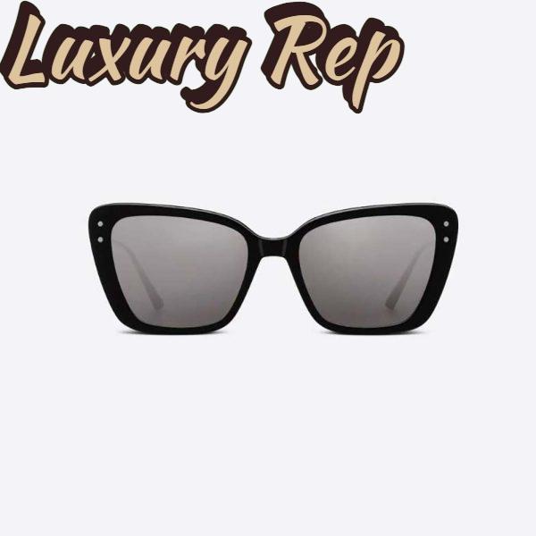 Replica Dior Women MissDior B5I Gunmetal Mirrored Butterfly Sunglasses