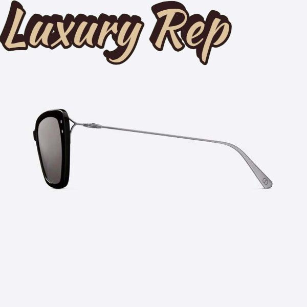 Replica Dior Women MissDior B5I Gunmetal Mirrored Butterfly Sunglasses 4