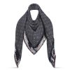 Replica Louis Vuitton LV Women Party Monogram Shawl Triangle Scarf with Luxurious Silk and Wool