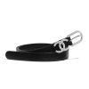 Replica Chanel Women Calfskin & Gold Metal & Belt 3 cm Width-Black 12