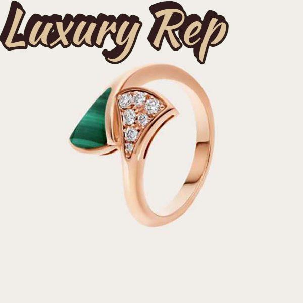 Replica Bvlgari Women Divas Dream 18 KT Rose Gold Ring