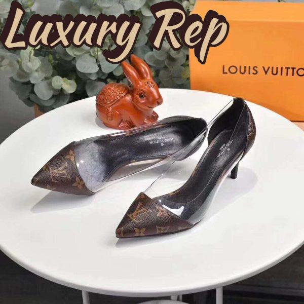 Replica Louis Vuitton LV Women Cherie Pump Iconic Monogram Canvas 6.5 cm Heel 7