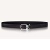 Replica Louis Vuitton Unisex Pont Neuf 35 mm Belt Taiga Calf Leather-Black 13