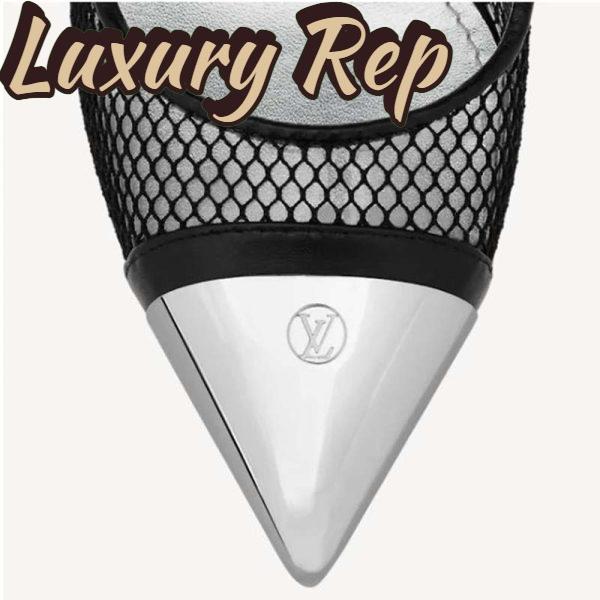 Replica Louis Vuitton LV Women’s Urban Twist Pump Mesh PVC Calf Leather 10.5 cm Heel 6
