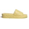 Replica Chanel Women Mules Mules Lambskin Yellow 0.5 cm Heel