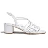 Replica Chanel Women Sandals Iridescent Calfskin Black 5 cm Heel 11
