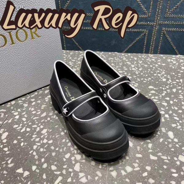 Replica Dior Women CD Shoes D-Doll 2.0 Pump Black Supple Calfskin 3.5 cm Heel 3