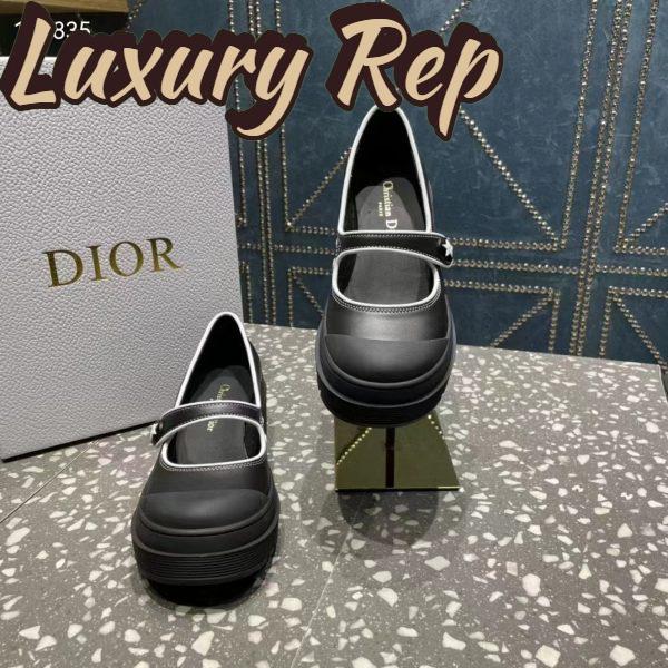 Replica Dior Women CD Shoes D-Doll 2.0 Pump Black Supple Calfskin 3.5 cm Heel 5