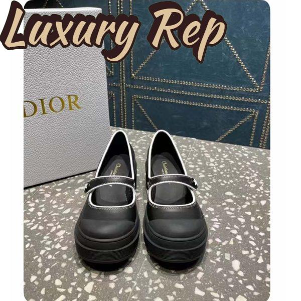 Replica Dior Women CD Shoes D-Doll 2.0 Pump Black Supple Calfskin 3.5 cm Heel 7