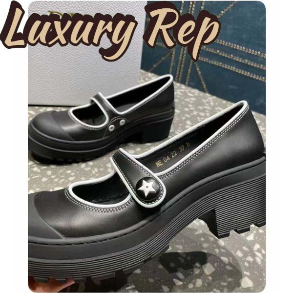 Replica Dior Women CD Shoes D-Doll 2.0 Pump Black Supple Calfskin 3.5 cm Heel 9