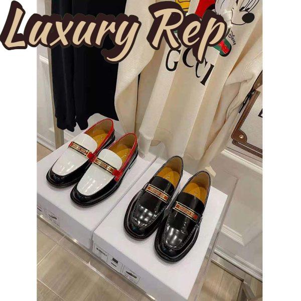Replica Dior Women Shoes Dior Code Loafer Black Brushed Calfskin 11