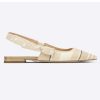 Replica Dior Women Shoes Dway Slide White Embroidered Cotton Multicolor D-Constellation Motif 12