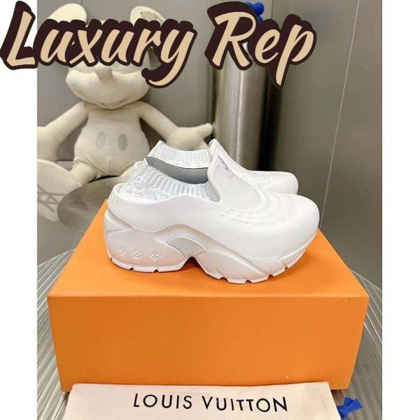 Replica Louis Vuitton LV Unisex LV Shark Clog White EVA Rubber Anatomic Insole 3