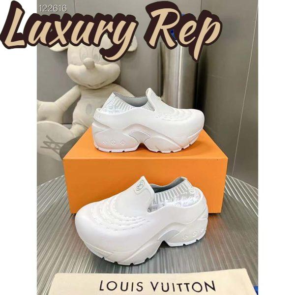 Replica Louis Vuitton LV Unisex LV Shark Clog White EVA Rubber Anatomic Insole 4