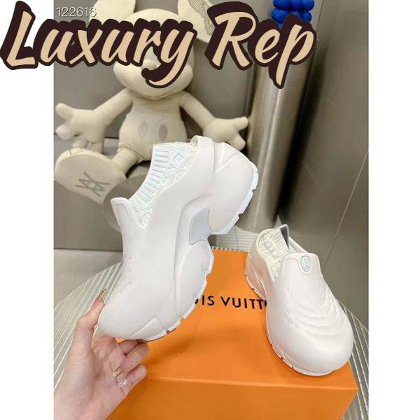 Replica Louis Vuitton LV Unisex LV Shark Clog White EVA Rubber Anatomic Insole 7