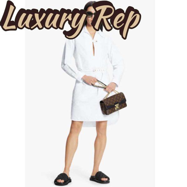 Replica Louis Vuitton LV Unisex Pool Pillow Flat Comfort Mule Black Monogram 12
