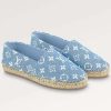 Replica Louis Vuitton LV Women Starboard Flat Espadrille Ivory White Lamb Leather Rubber 12