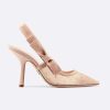 Replica Dior Women J’adior Patent Calfskin Ballet Pump in 1cm Heel-Sandy 11
