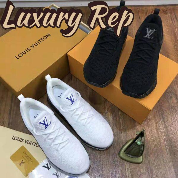 Replica Louis Vuitton Unisex V.N.R (Vuitton New Runner) Sneaker Technical Knit-Black 4