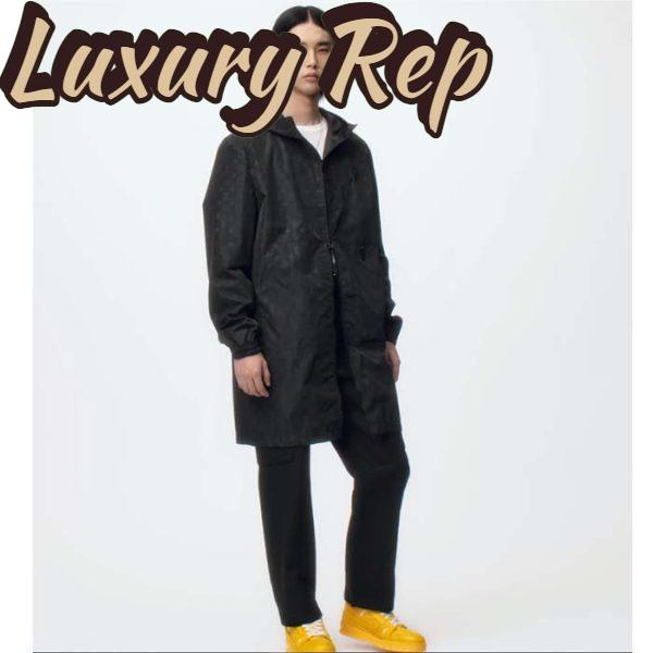 Replica Louis Vuitton Unisex LV Trainer Sneaker Yellow Monogram-Embossed Grained Calf Leather 15