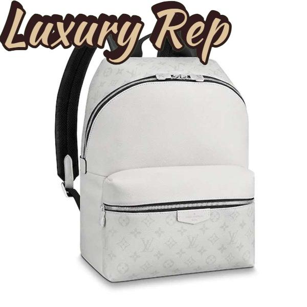 Replica Louis Vuitton LV Unisex Discovery Backpack PM Monogram Canvas Taiga Leather 5